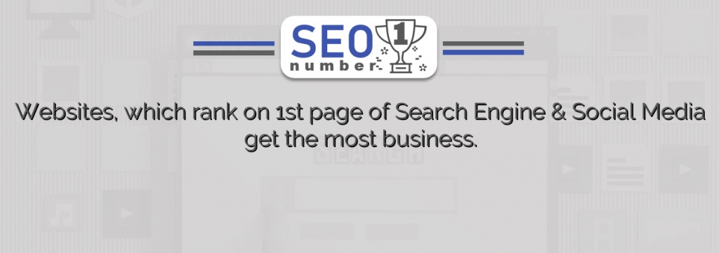 Websites, which rank on 1st page of Search Engine & Social Media get the most business.